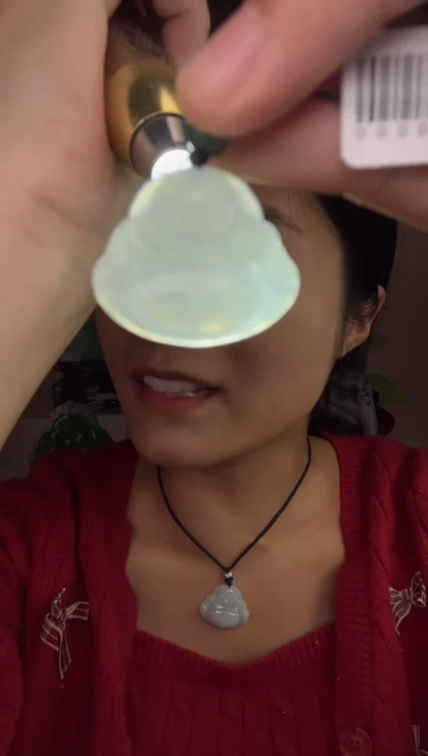 吊坠(不含链)未镶嵌翡翠天然缅甸A货翡翠（佛公）多样性发其一