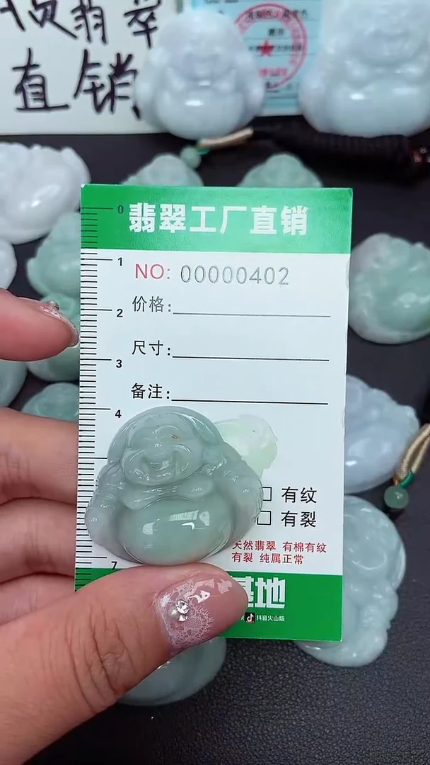 颈饰未镶嵌翡翠缅甸天然翡翠0402