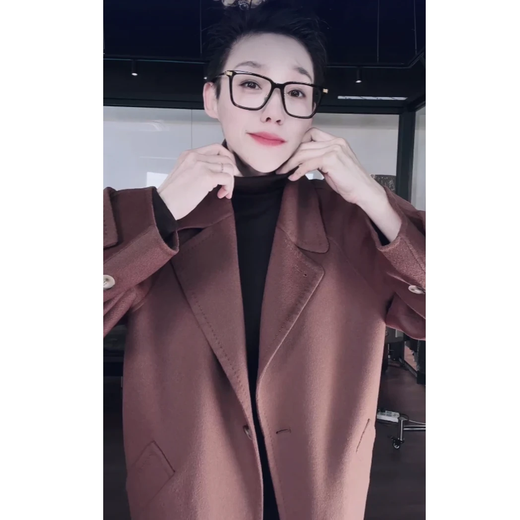 流光溢彩 26新款 羊毛羊绒 原单尾货 大衣  DY0148