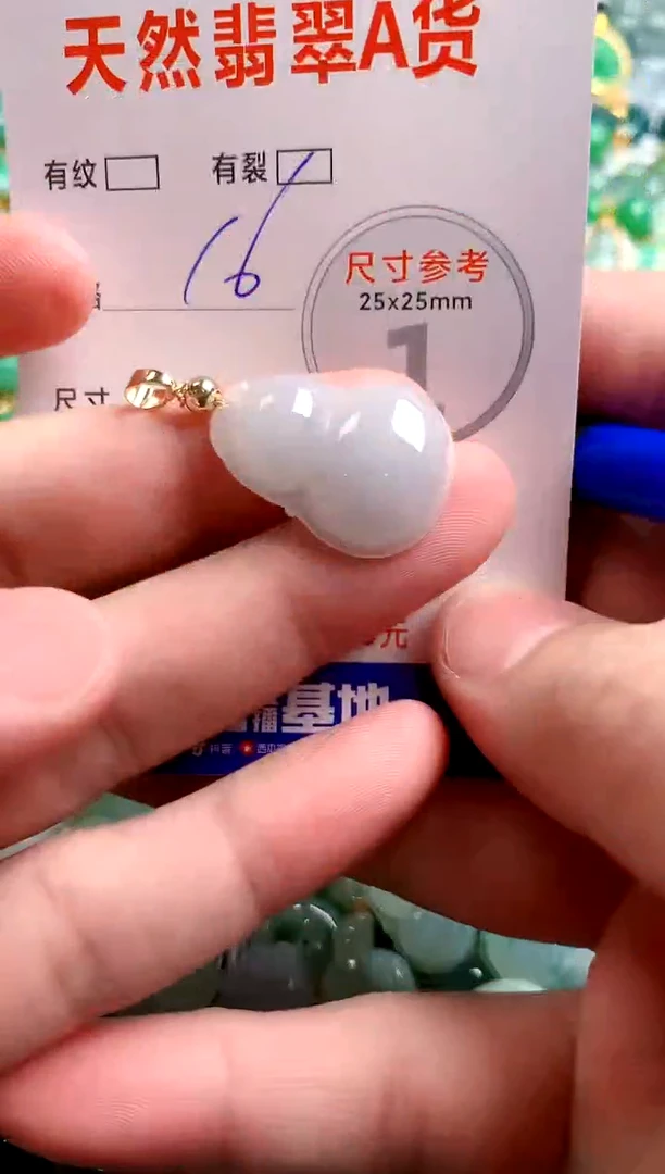 翡翠未镶嵌颈饰24000445