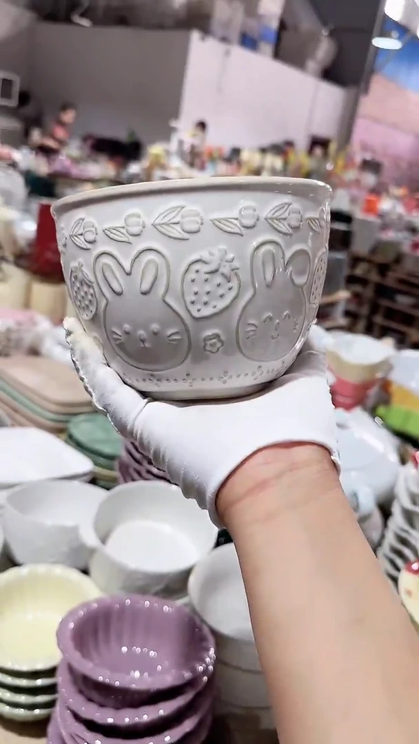 碗兔子面碗 微瑕凑满20元包邮