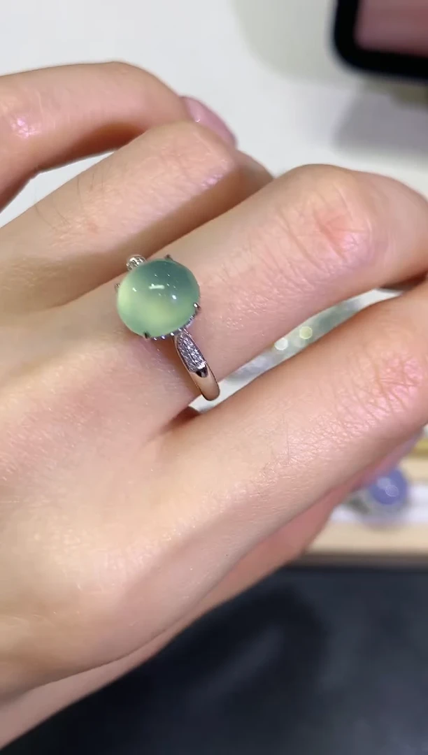 【闪购商品】翡翠颈饰18K金镶嵌团购16