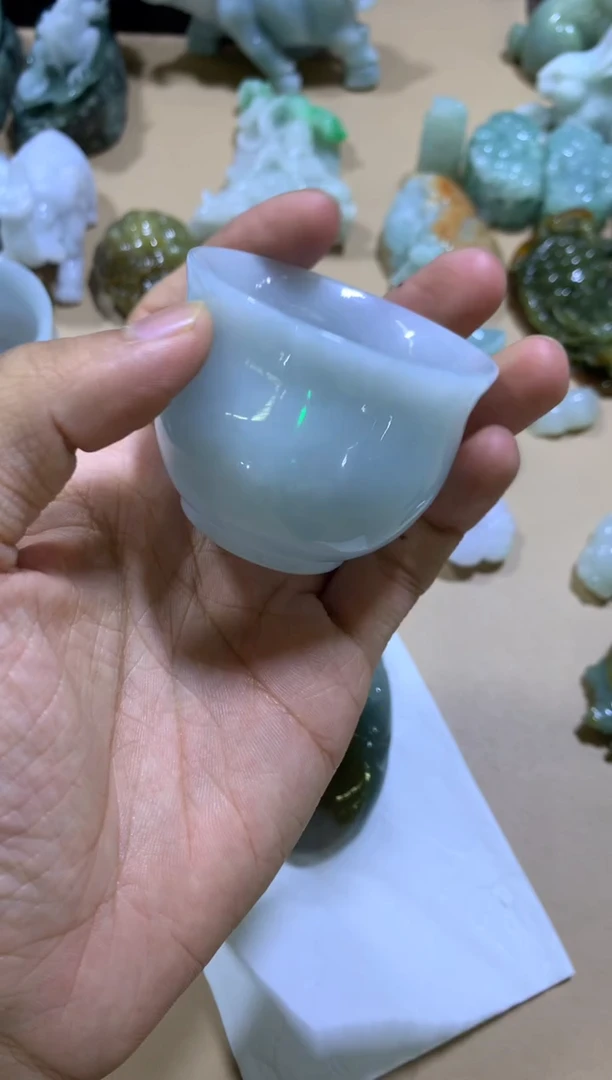 未镶嵌挂件翡翠落***情翡翠摆件