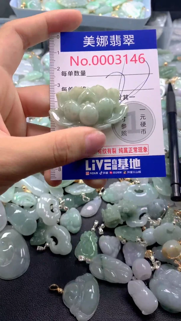 颈饰未镶嵌翡翠3146