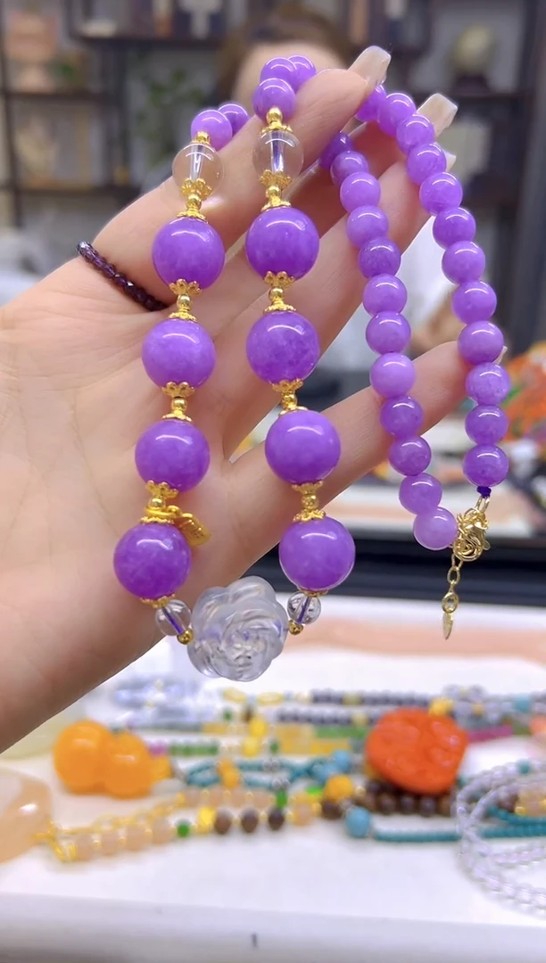 翡翠未镶嵌项链DIY款X611