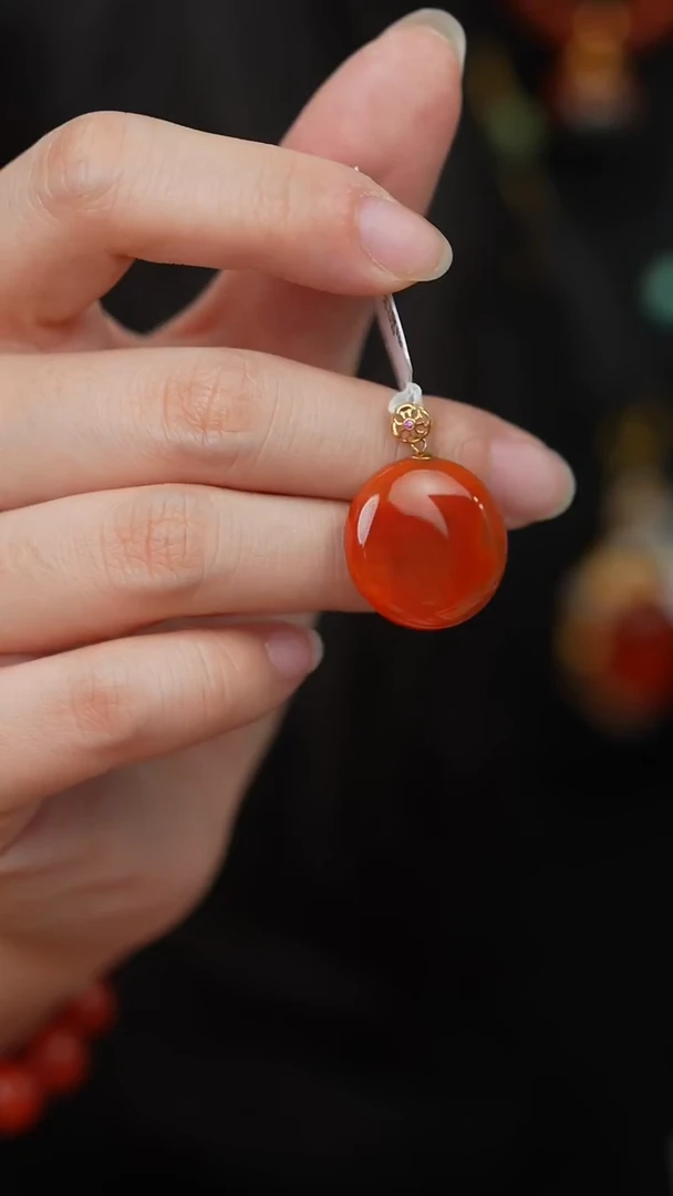 未镶嵌F15（多样性发一件）南红玛瑙吊坠