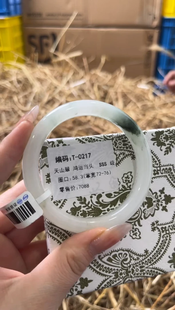 未镶嵌手镯石英质玉T-0217