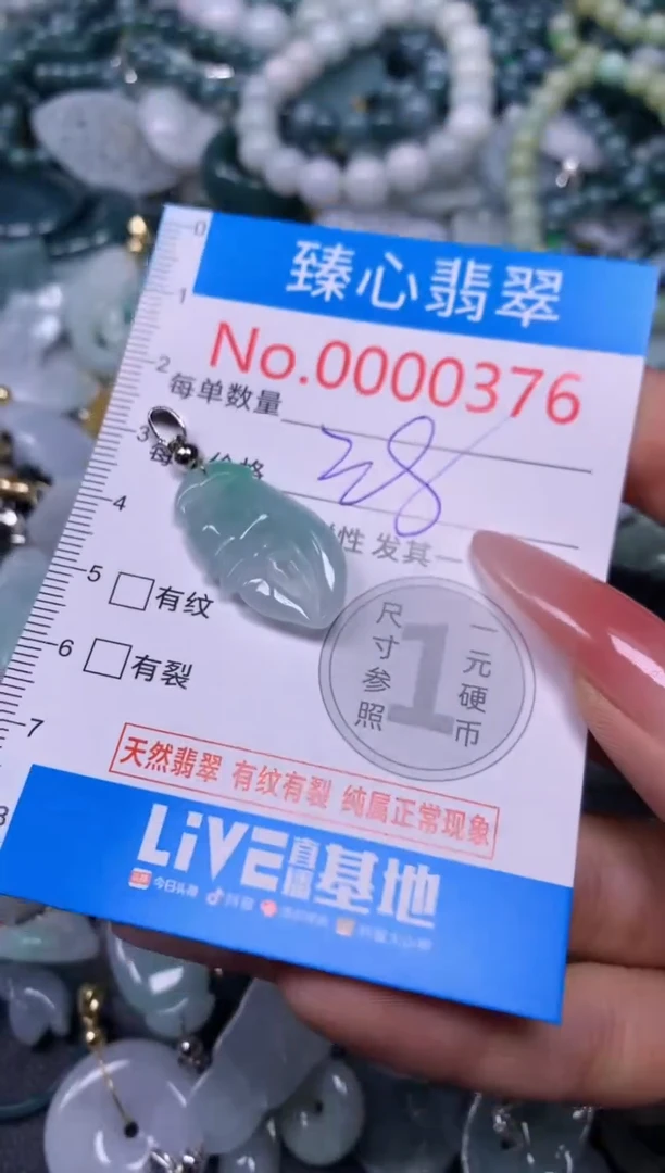 【闪购商品】翡翠颈饰未镶嵌含绳000376