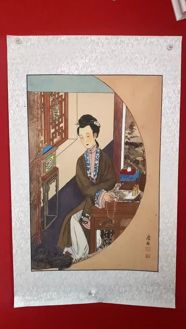 【闪购商品】国画LQY1339洋李庆友老师