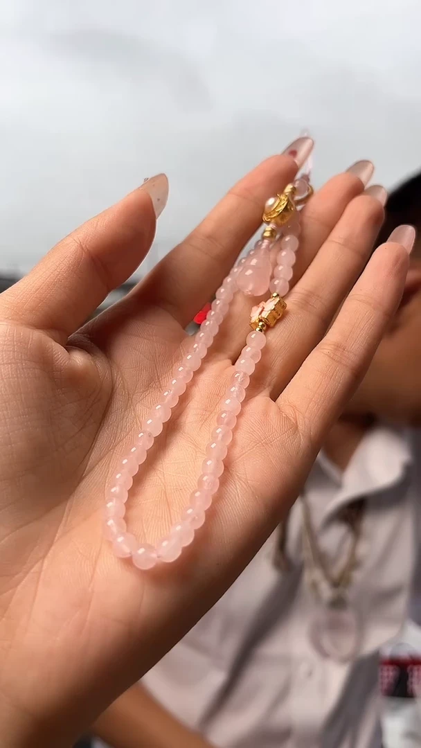 芙蓉石手链未镶嵌天然手机链多样性发一mm
