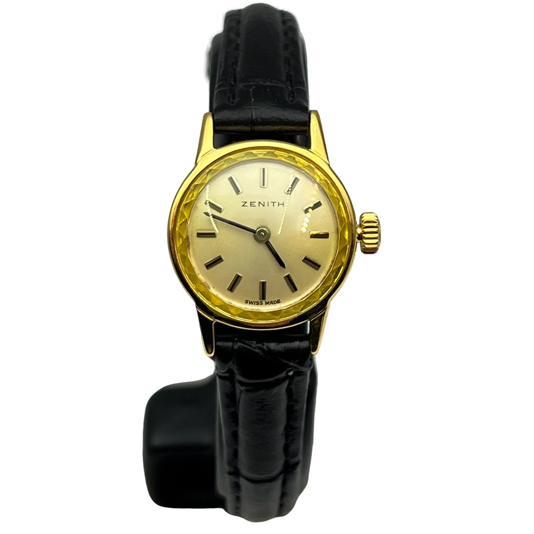 95新 Zenith/真力时 女士系列 表径20mm 手动机械 pvd镀金