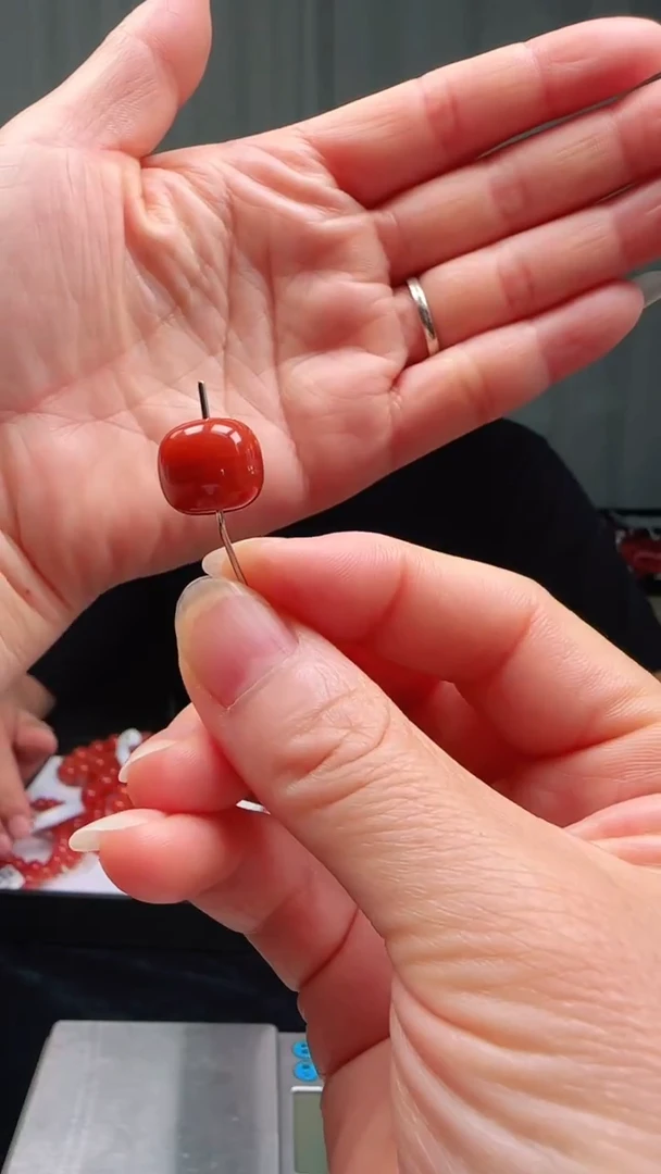 南红玛瑙多样性发一件未镶嵌13mm老型单株