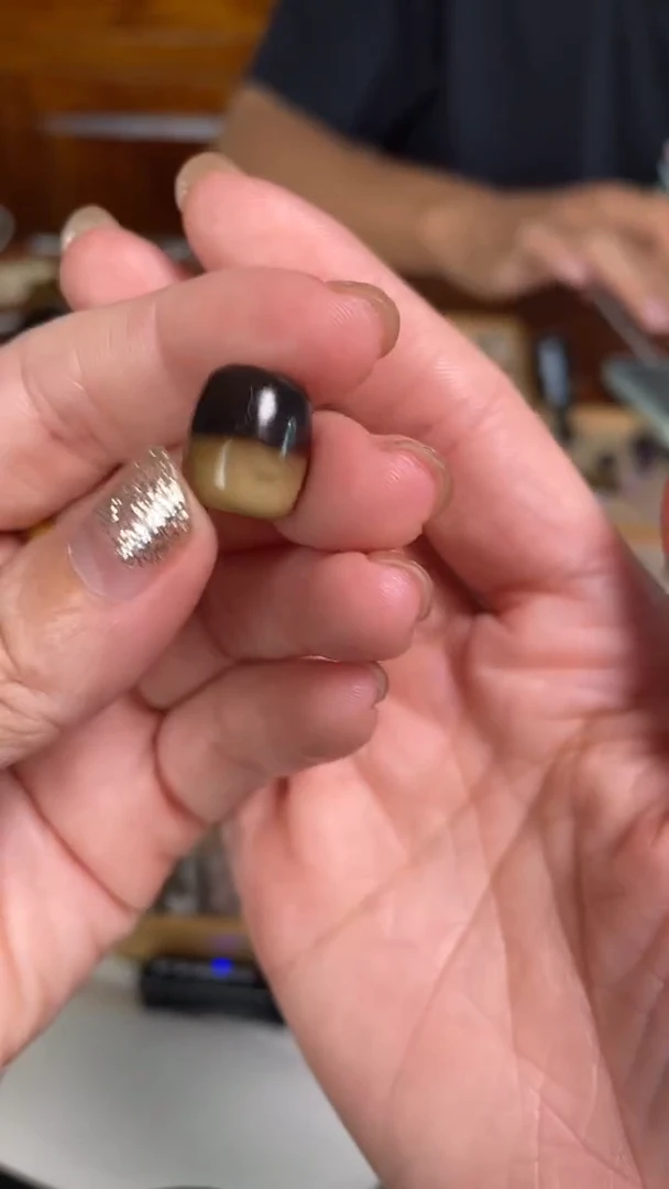 玛瑙/玉髓颈饰未镶嵌阴阳珠103