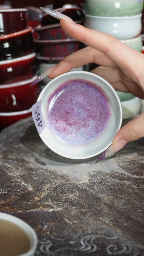 摆件陶精品窑变钧瓷茶器