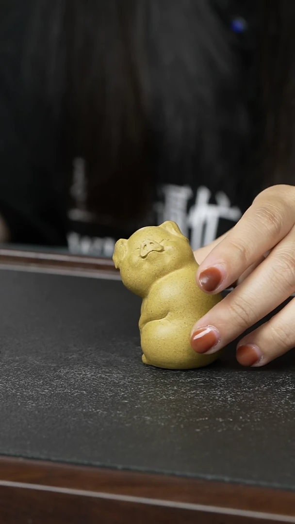 紫砂茶宠紫砂 小猪