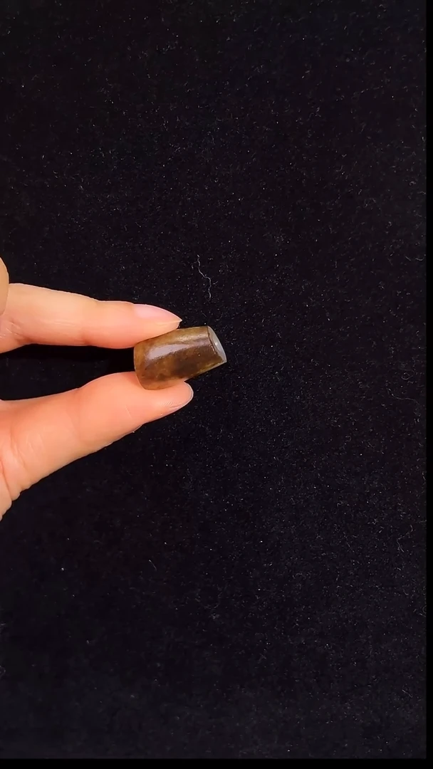 颈饰未镶嵌和田玉新疆籽秋梨皮管珠