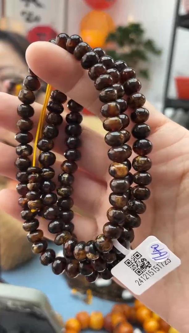 【闪购商品】琥珀珠宝奇石未镶嵌黑7发一件