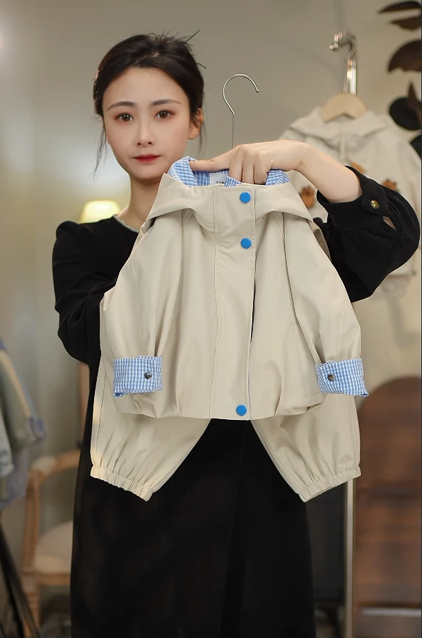 【JD】2025春季新款儿童三防韩流时尚潮流休闲套装24721