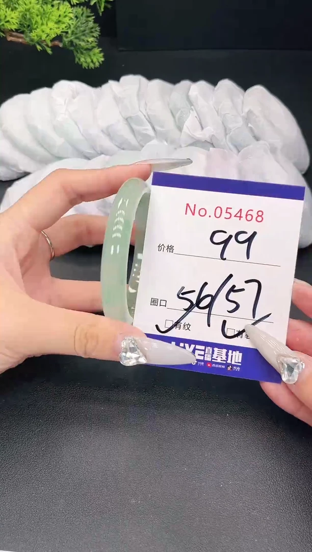 未镶嵌手镯翡翠5468