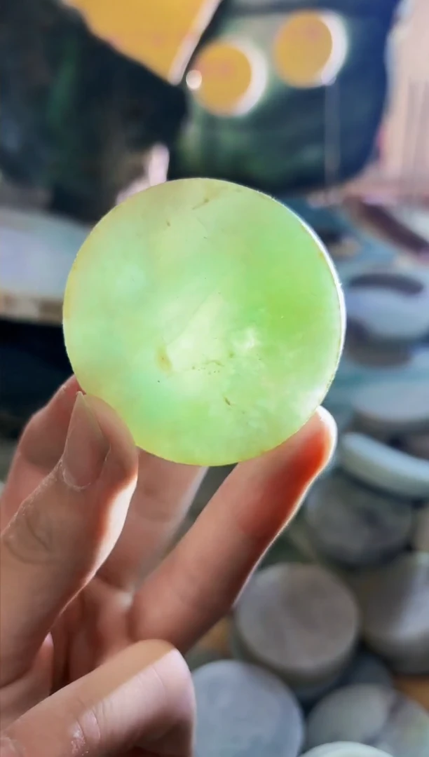 【闪购商品】翡翠颈饰未镶嵌A货白谭1583