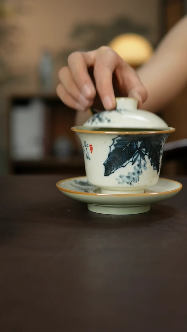 杯景德柴烧手作多人瑕疵