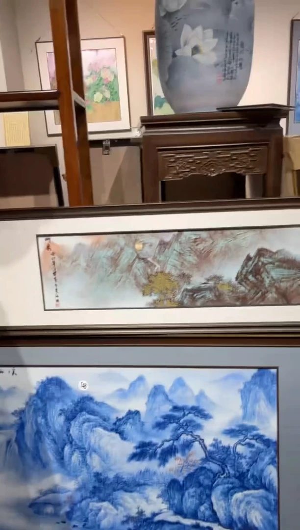 吴义松陶瓷联盟手绘陶瓷编码：8078