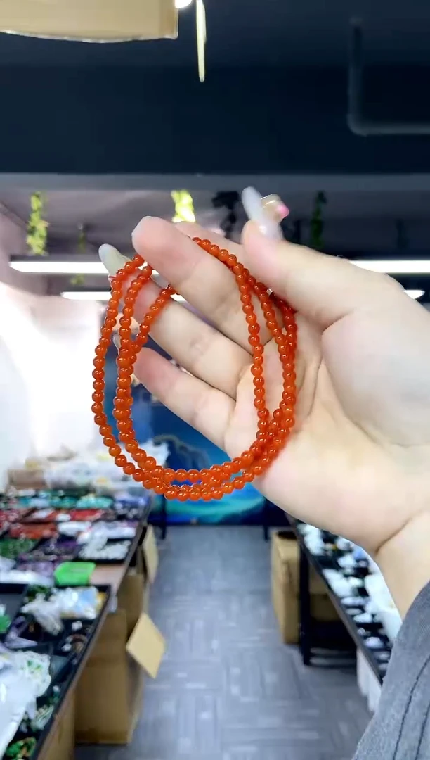 未镶嵌手链南红玛瑙多样性发其一颜色微差