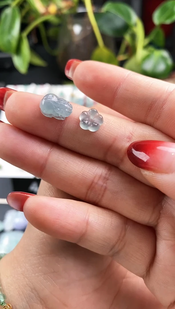 【闪购商品】翡翠戒指未镶嵌貔貅 小花