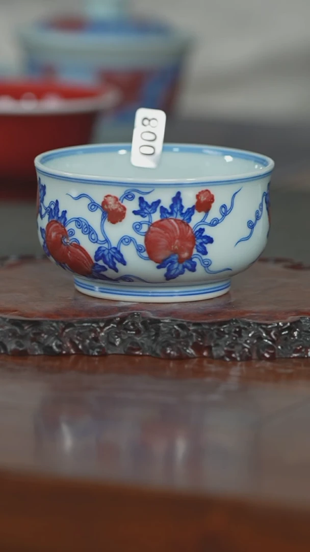 【闪购商品】润翠堂釉里红瓜瓞连绵