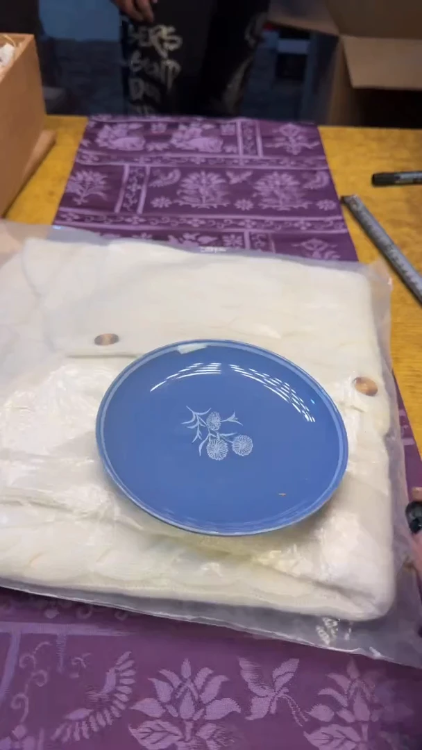 瓷片小**蝶瓷器瑕疵瓷瓷瓷82