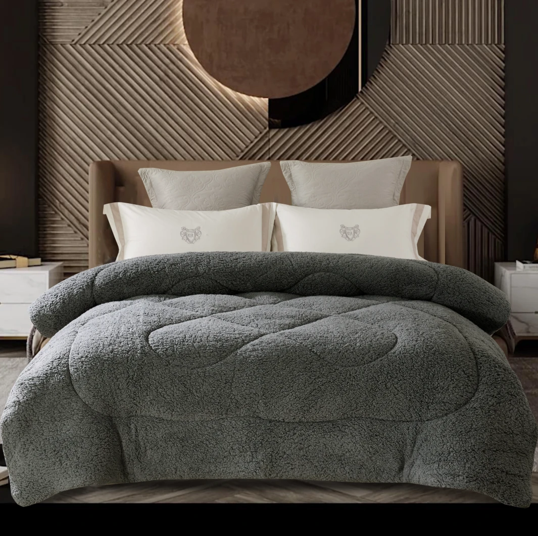 拉萨发货西藏包邮羊羔绒被子冬被棉被冬天加厚保暖被芯学生秋冬被