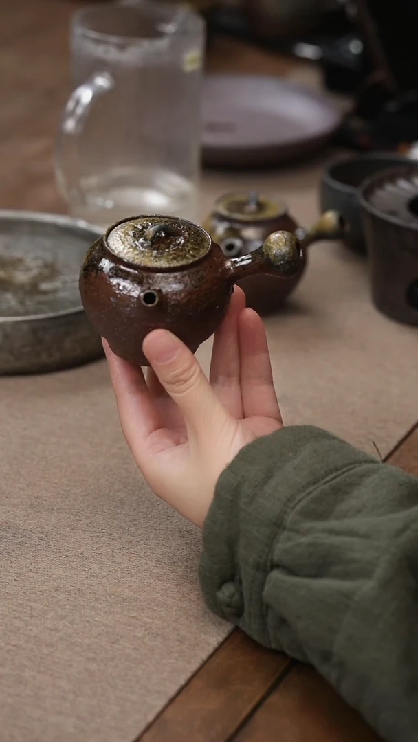 茶壶紫砂叶*归心小侧把