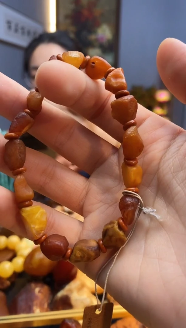 未镶嵌琥珀手串手串