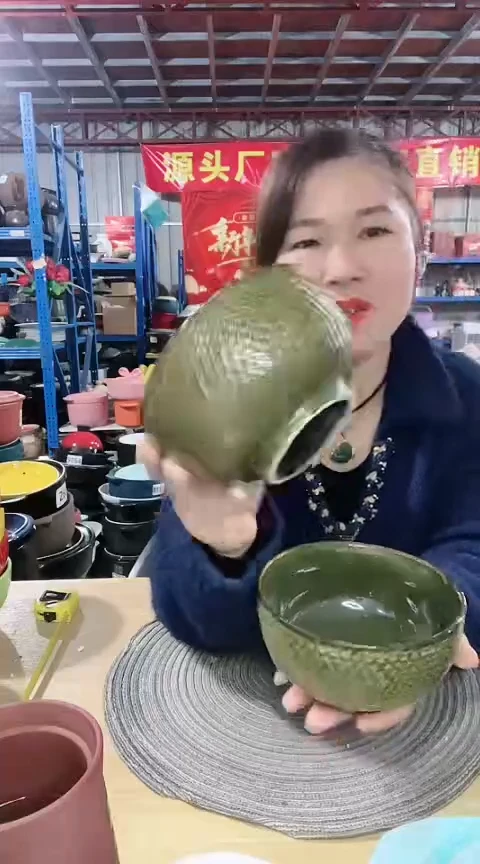 【闪购商品】瑕疵绿色碗2个不可明火
