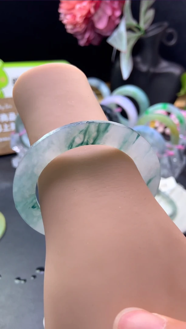 未镶嵌手镯定制翡翠53-59「定制不退不换」