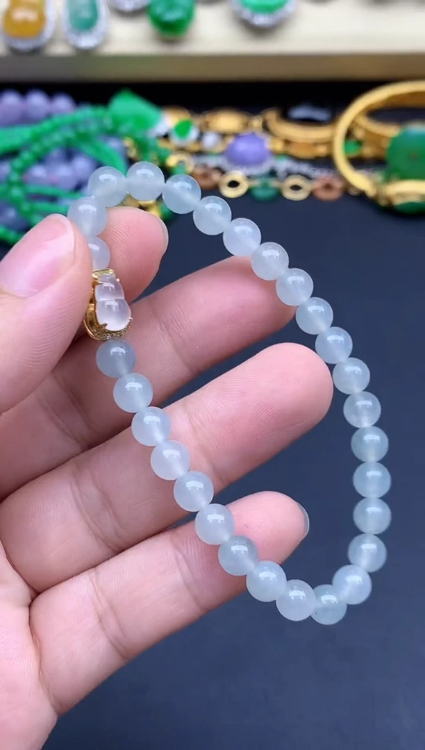 未镶嵌手链翡翠79-春日珠宝