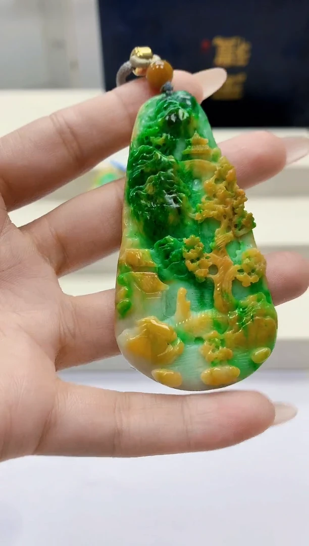 未镶嵌定制翡翠4856ty-毛货挂件33
