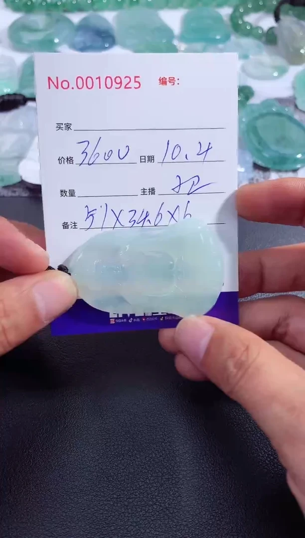 颈饰未镶嵌翡翠素衣