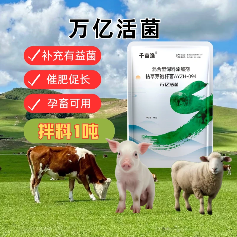 兽用益生菌适用猪牛羊鸽禽狗用益生菌孕畜可用拌料增重催肥饲料