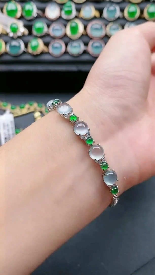 【闪购商品】翡翠戒指银S925镶嵌1111111