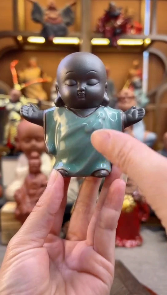 紫砂茶宠器闵茶宠摆件