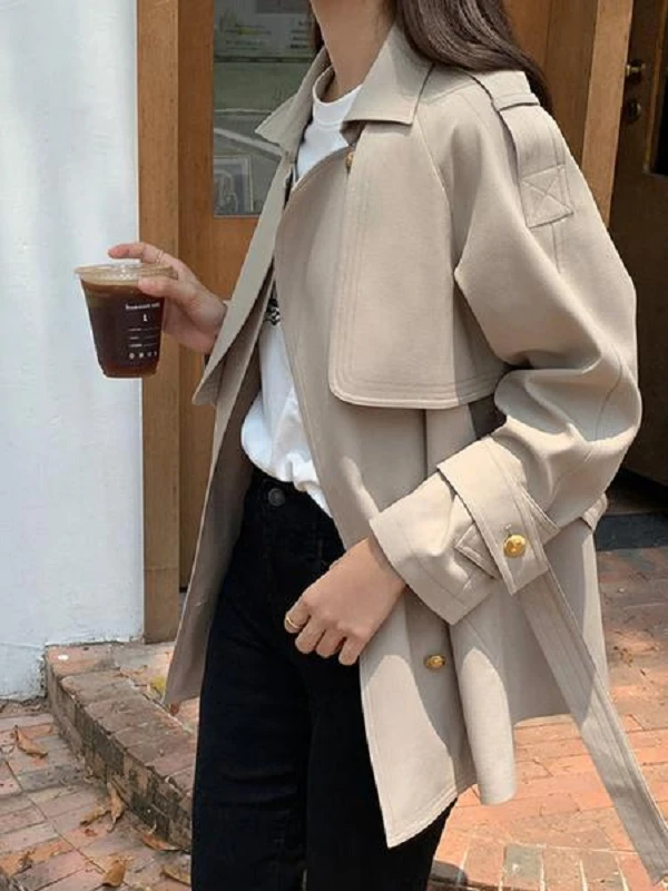 2025春季女生设计师风衣款外套 JYNZFS2209050503