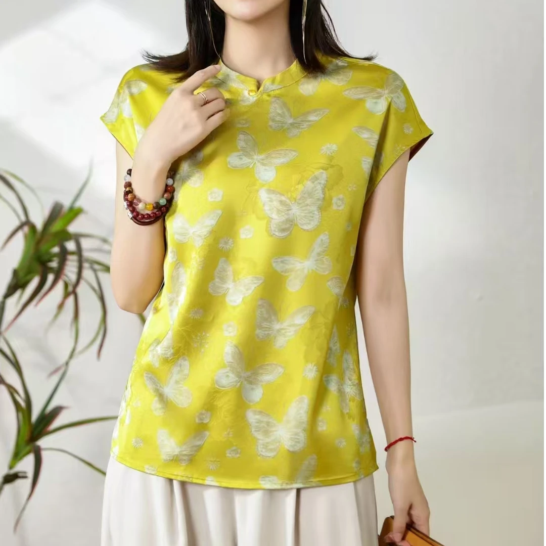 525款时尚气质夏季新中式上衣