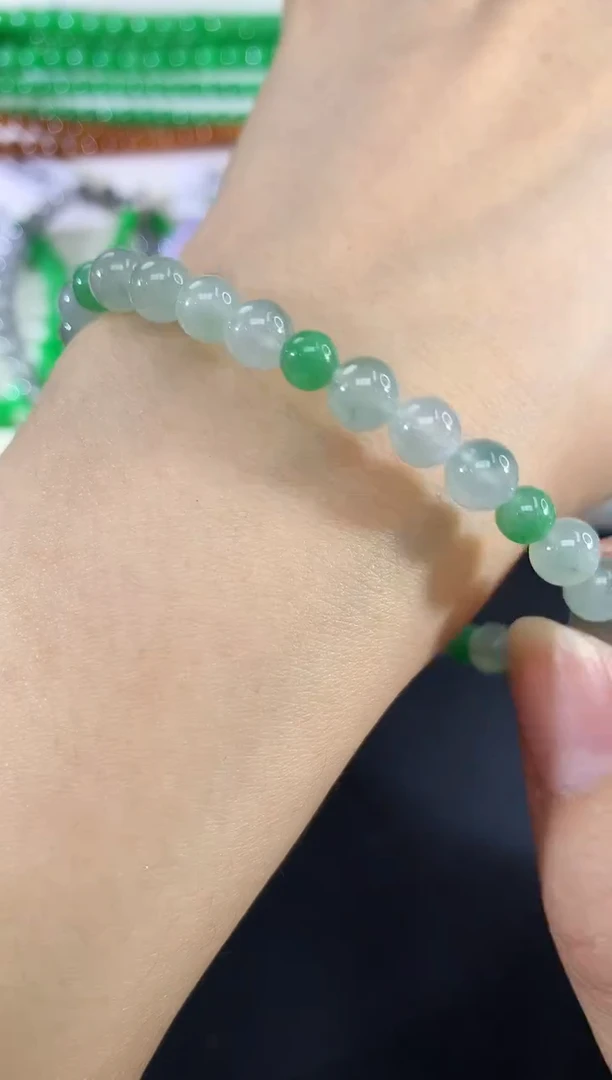 未镶嵌手串翡翠19|480多样性发其一