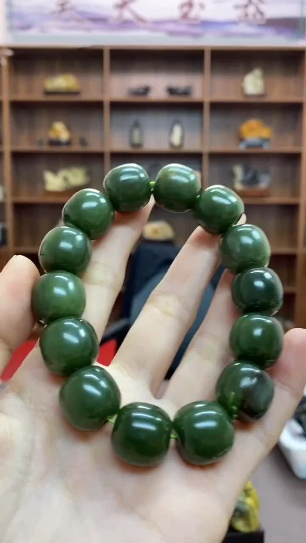 【闪购商品】岫岩河磨玉（透闪石质玉）手串未镶嵌手串