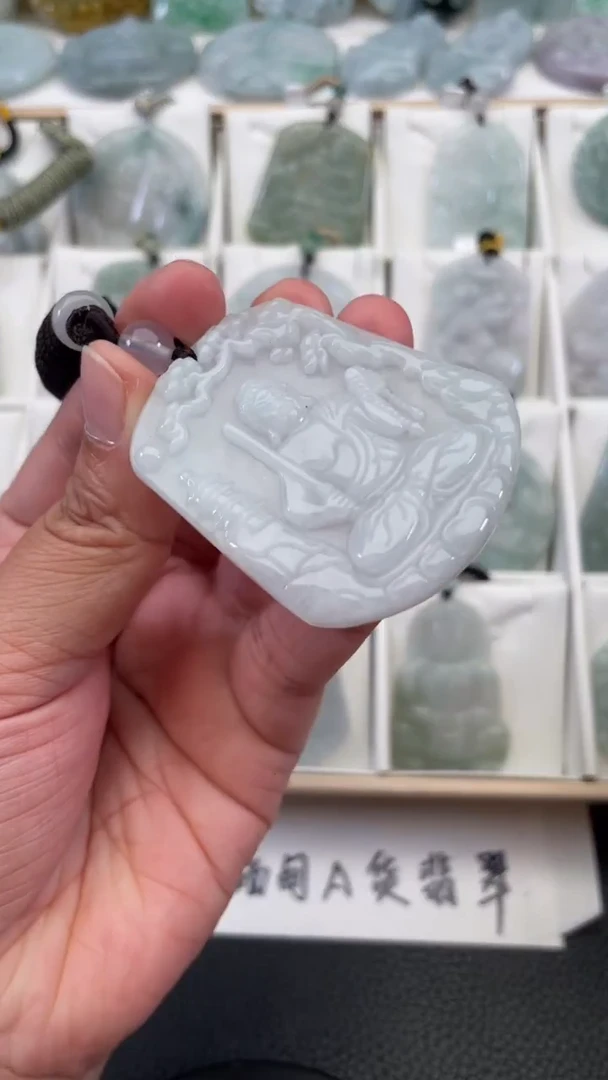 颈饰未镶嵌翡翠天然缅甸翡翠A货333