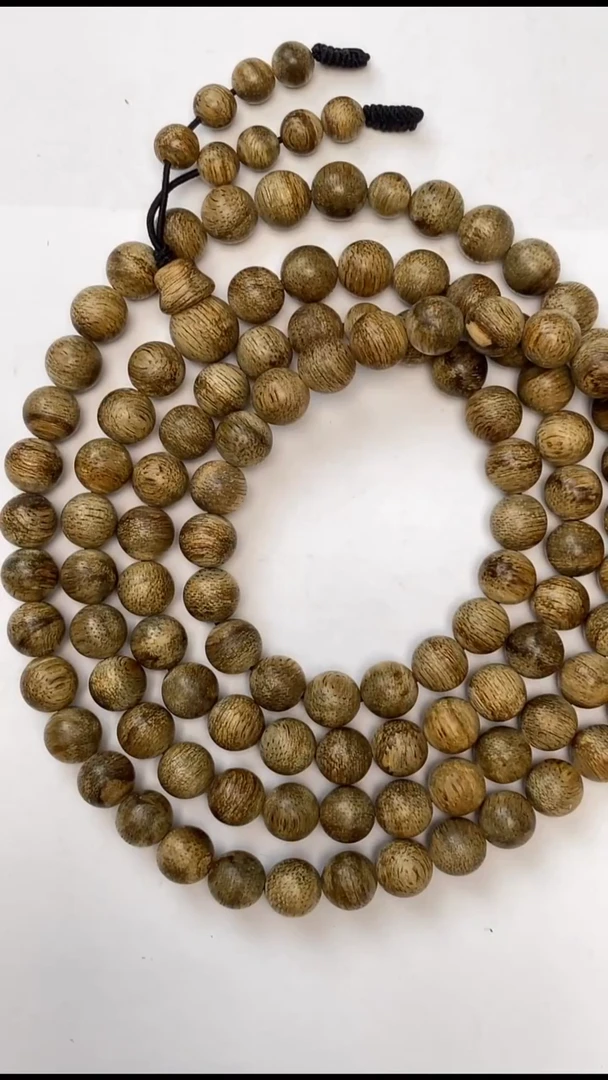 沉香手串CR0172 文莱黑棋天然野 多样性发一