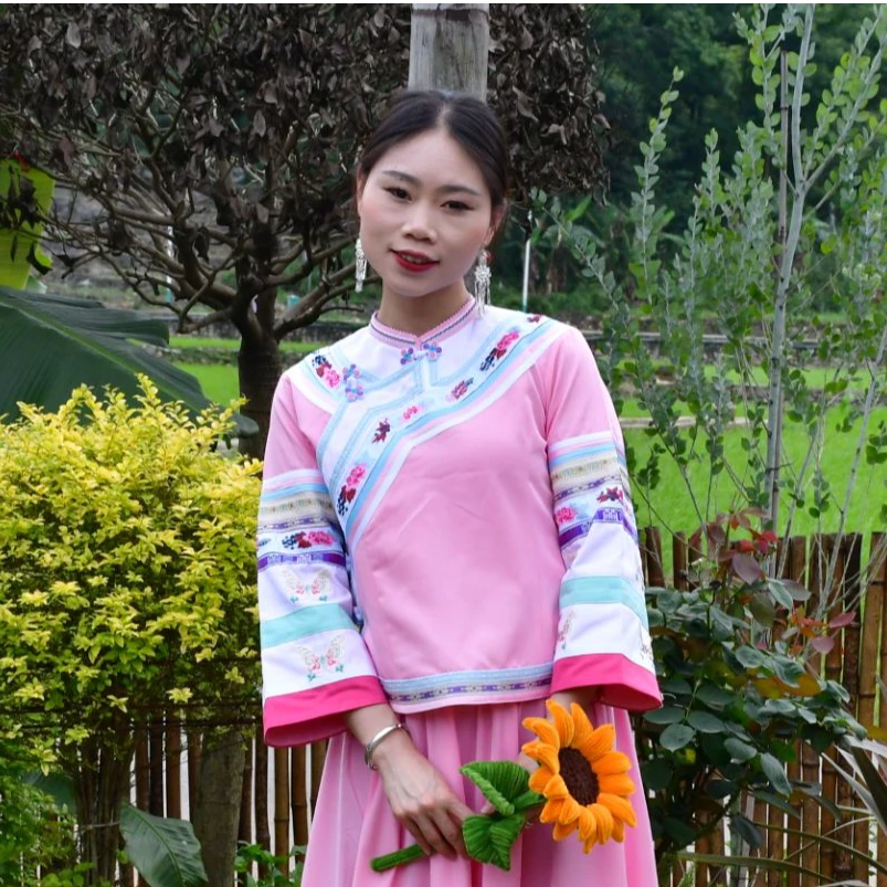 【华锦布依】少数民族布依族壮族服饰单件上衣舞台休闲装