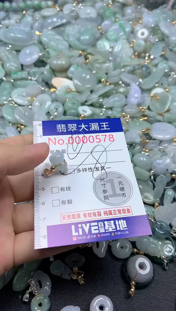 翡翠未镶嵌吊坠(不含链)578多样性发其一
