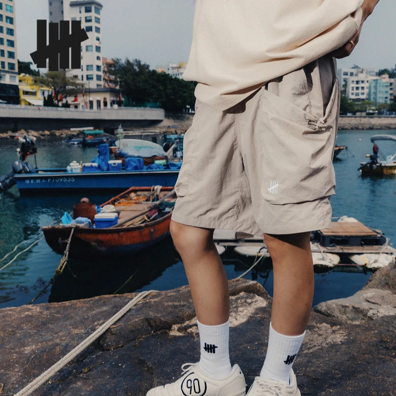 UNDEFEATED五条杠官方夏季新品宽松多口袋经典工装短裤UC52GWS05M